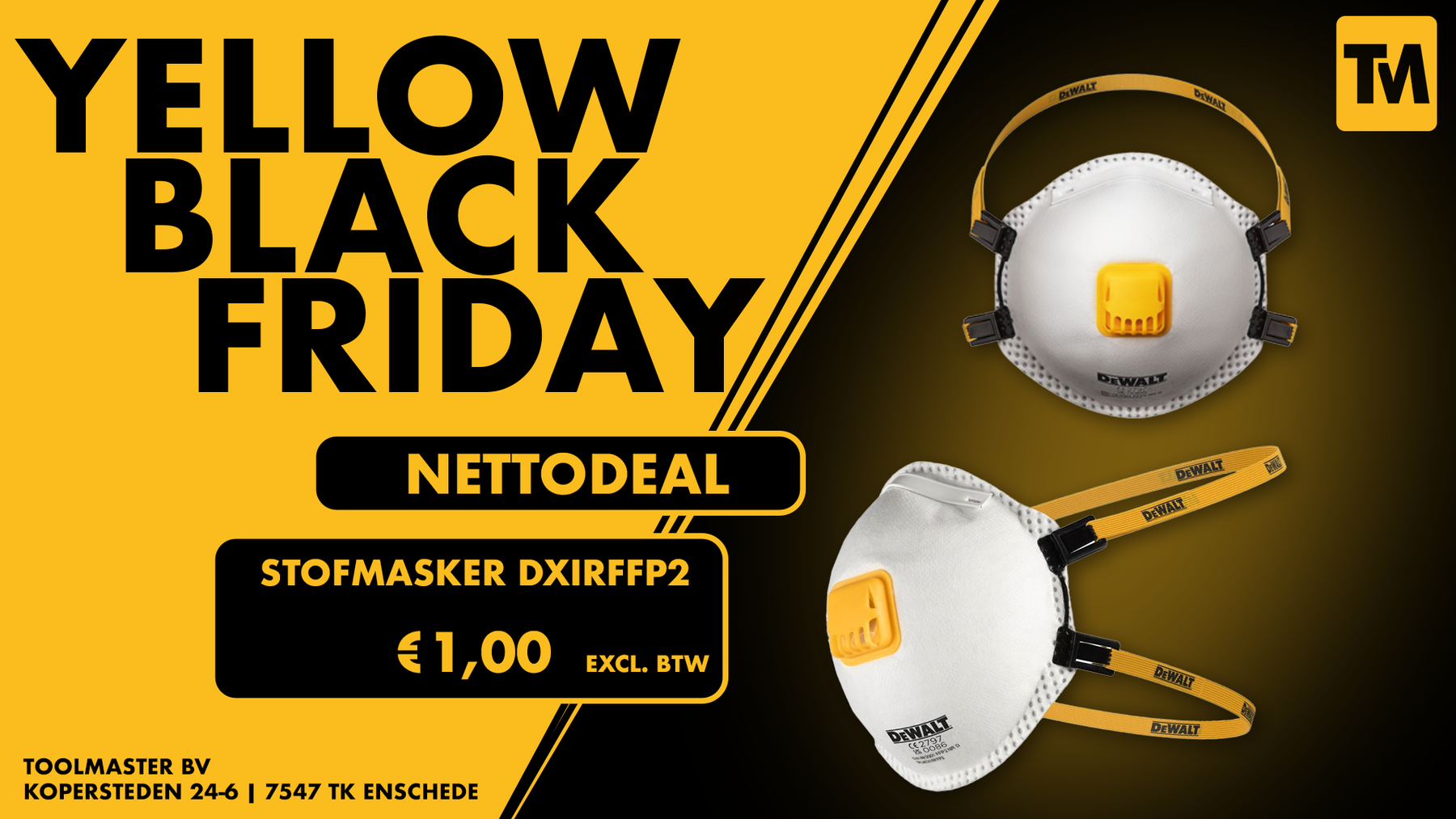 Yellow Black Friday Deal - DXIRFFP2