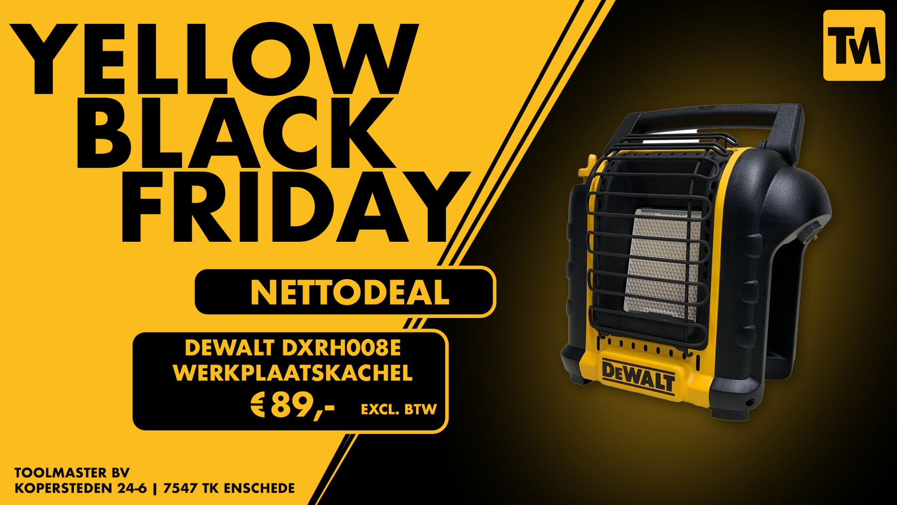 Yellow Black Friday Deal - DXRH008E