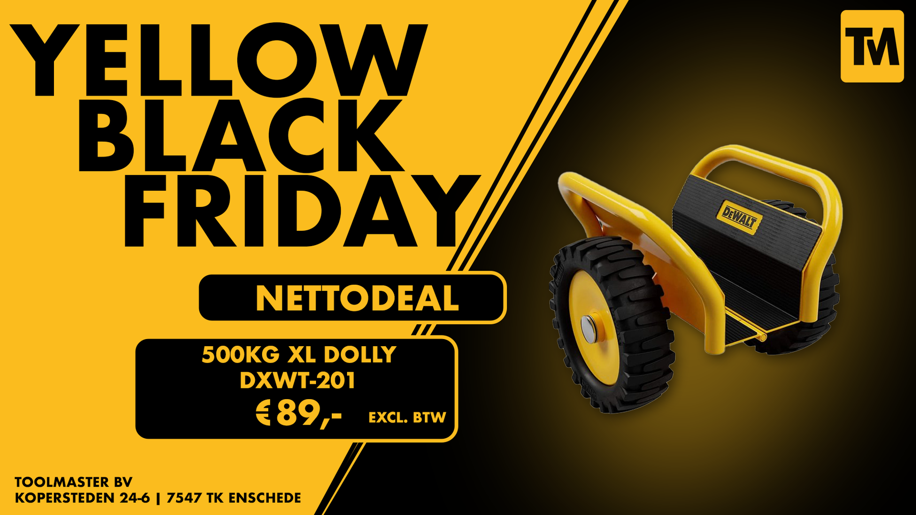 Yellow Black Friday Deal - DXWT-201